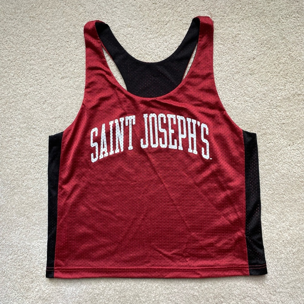 Reversible Women's Saint Joseph’s University Red and Black Jersey Top